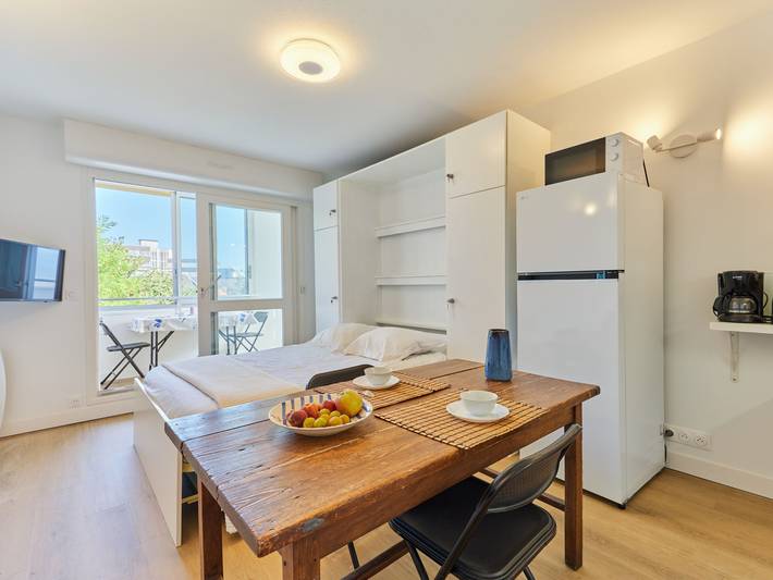 Appartement de vacances pour 2 personnes, avec balcon à Courseulles-sur-Mer