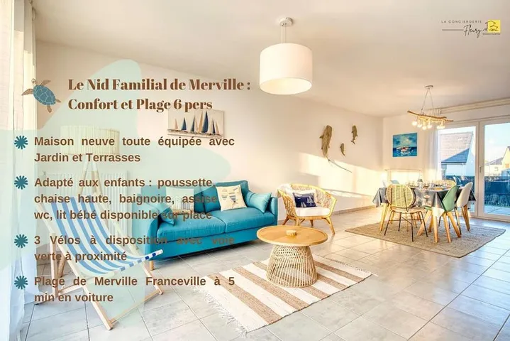 Maison de vacances pour 6 personnes, avec jardin - 1