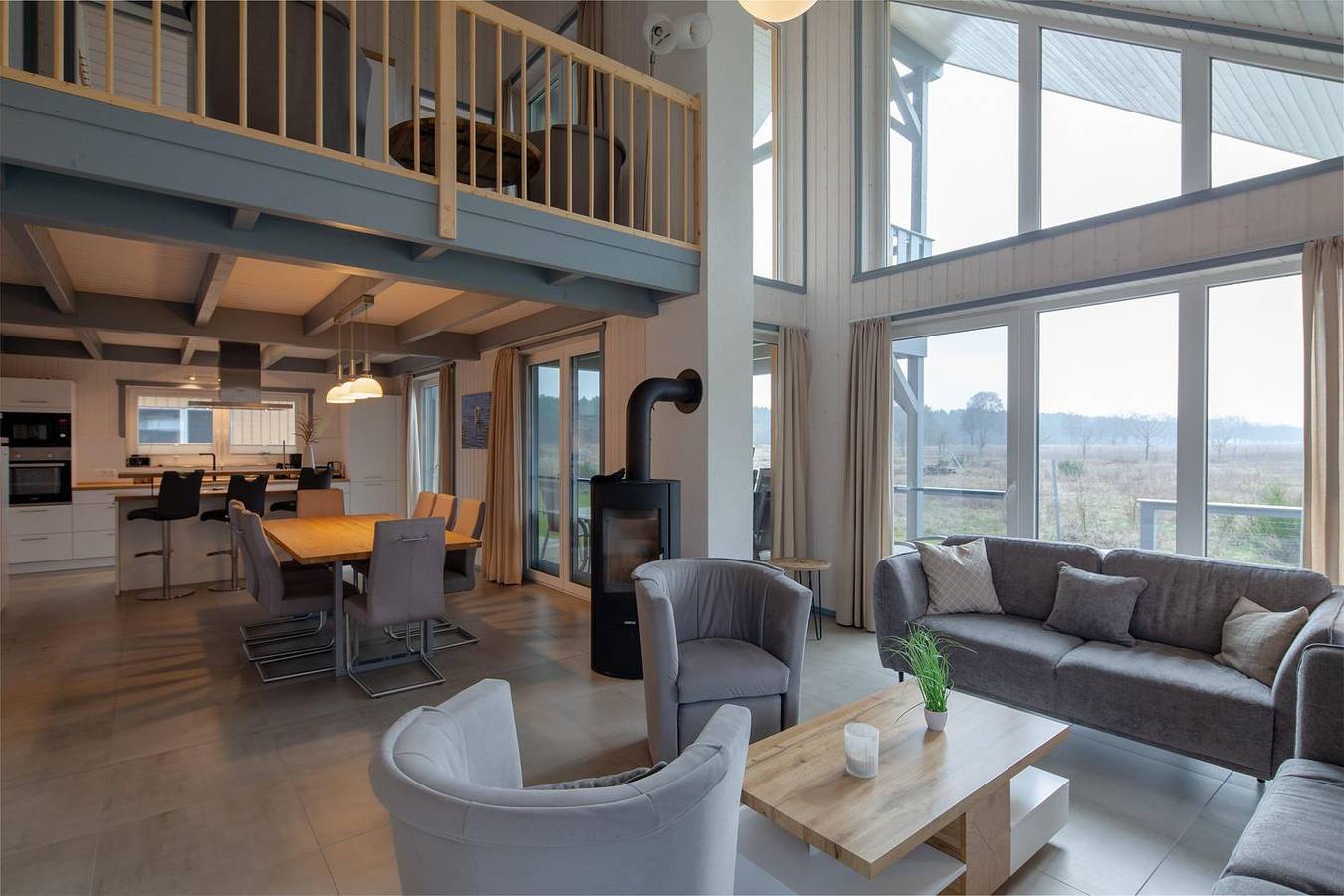 Schwan 311 - Modernes großzügiges Ferienhaus im skandinavischen Stil in Mirow, Mecklenburg-Strelitz