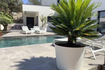 Cottage pour 4 personnes, avec piscine et jardin à Villelongue-dels-Monts
