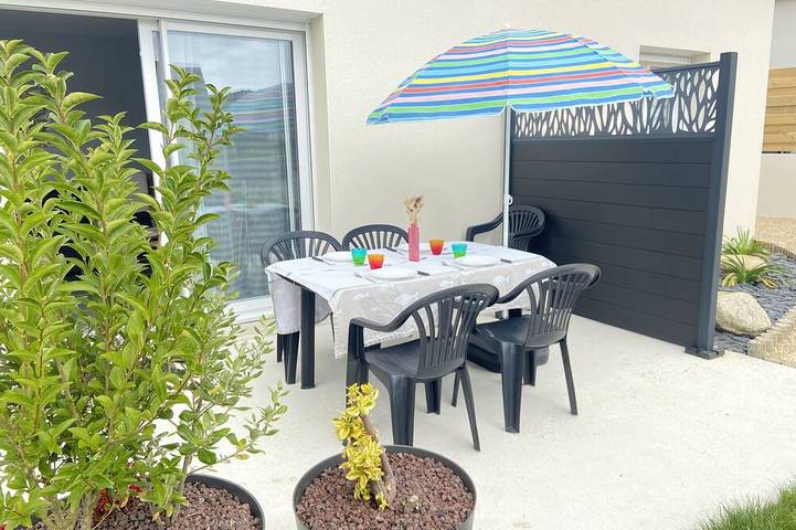 Maison de vacances pour 4 personnes, avec terrasse et jardin à Plouarzel