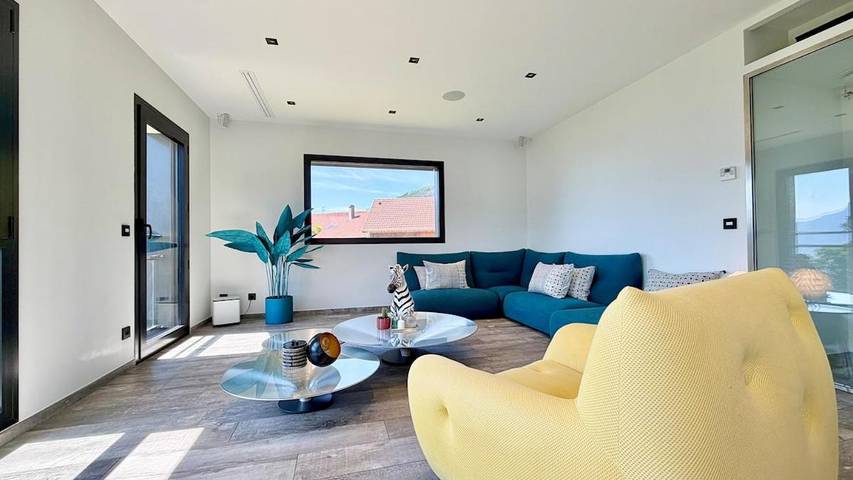 Location de vacances pour 8 personnes, avec jardin ainsi que balcon et vue à Thyez - 2