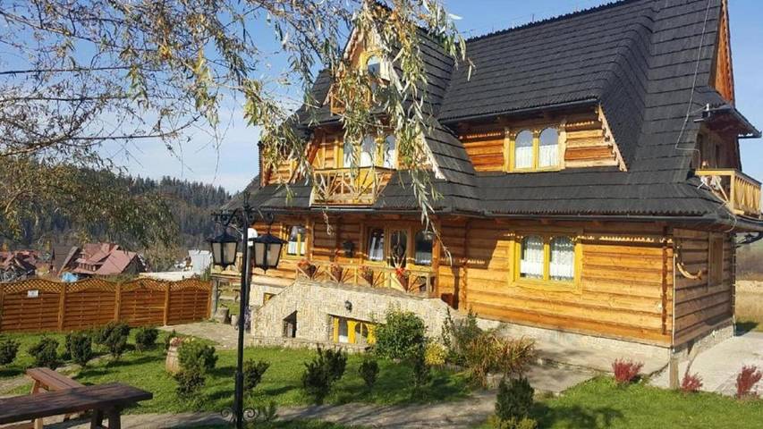 Dom dla 21 osób, z ogród i widok oraz sauna w Poronin