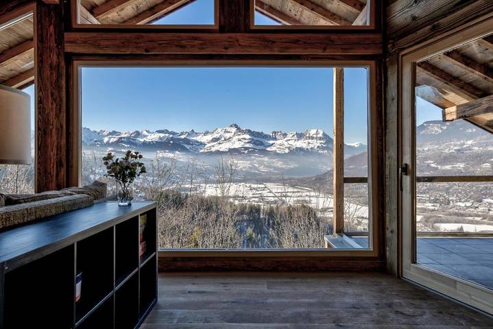Gîte pour 8 personnes, avec vue et balcon dans Thermes de Saint Gervais les Bains