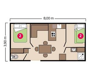 Camping für 4 Personen in Plozévet, Quimper und Umgebung, Bild 3