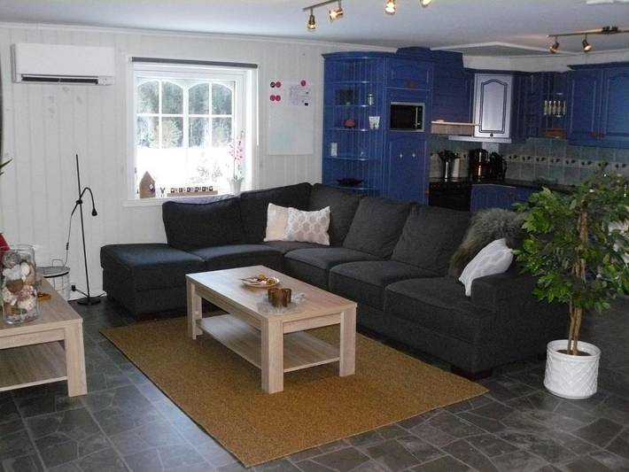 Ferienhaus für 4 Personen, mit Balkon und Terrasse sowie Garten und Ausblick in Marnardal - 3