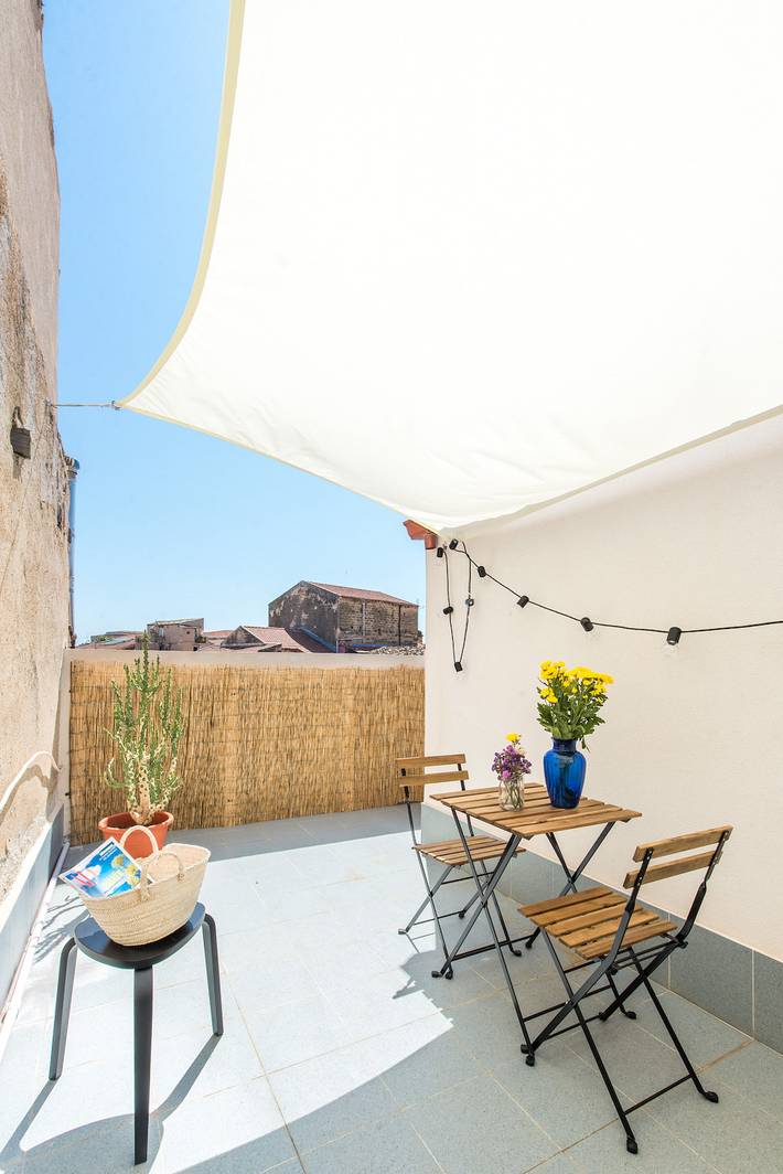 Ferieleilighet for 2 personer, med terrasse i Palermo