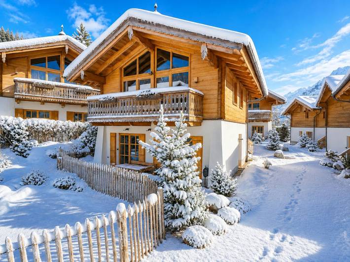 Ferienhaus für 8 Personen, mit Balkon und Terrasse sowie Garten und Sauna in Neukirchen am Großvenediger