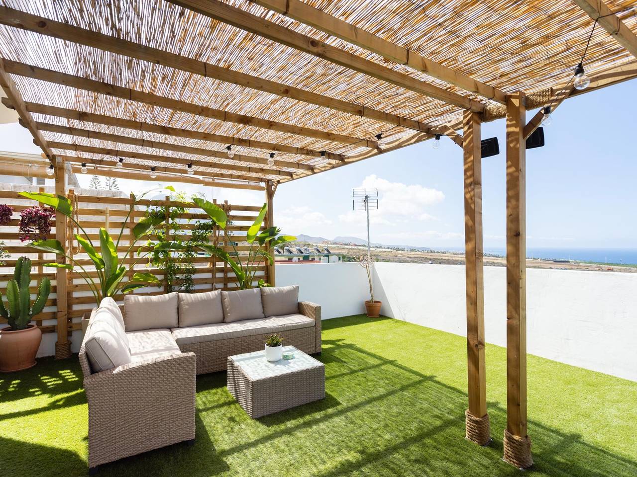 Appartement de vacances entier, Penthouse Confortable Avec Vue Sur La Mer in Adeje, Tenerife du Sud