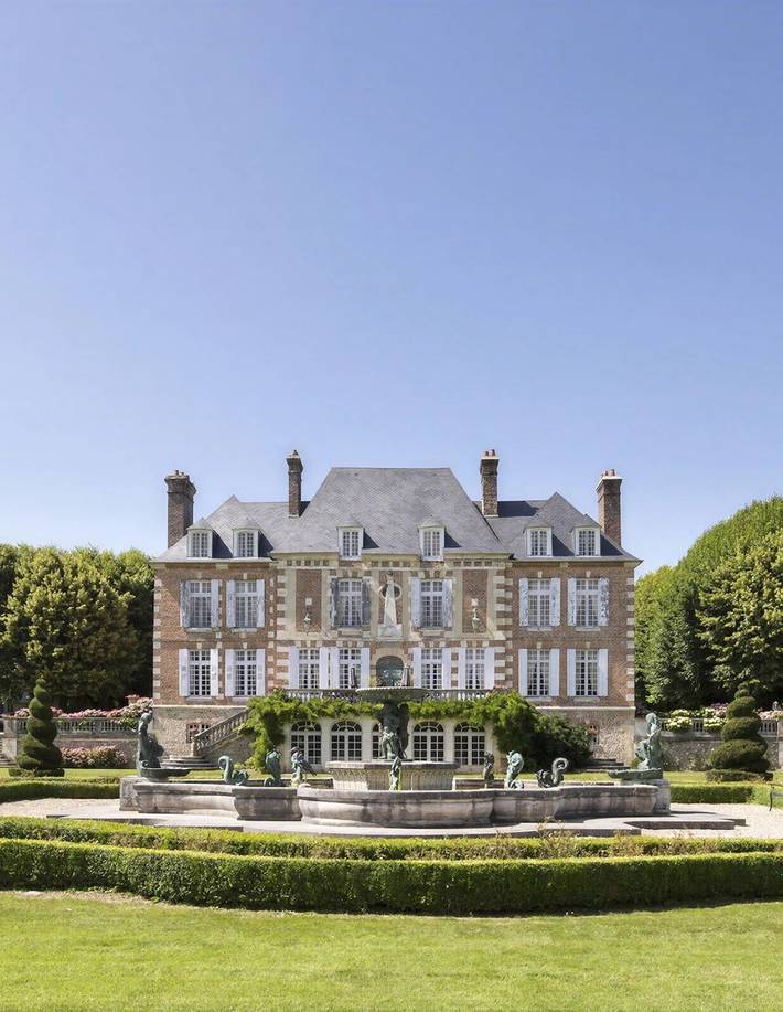Château pour 18 personnes avec piscine in Saint-Maclou, Région de Bernay