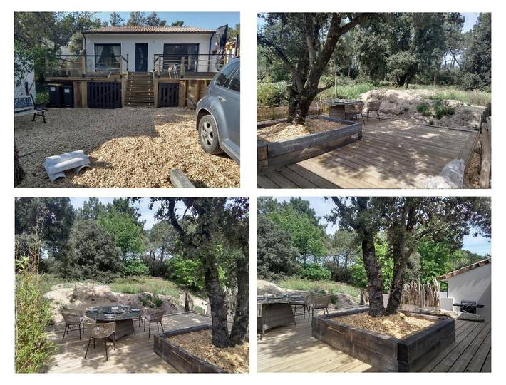 Location de vacances pour 8 personnes, avec jardin ainsi que vue et piscine à Le Verdon-sur-Mer - 2