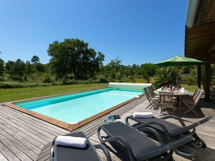 Casa de vacaciones para 10 personas, con jardín y piscina, Se admiten mascotas en Moliets-et-Maa