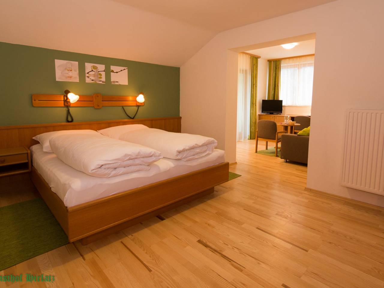 Gasthof-Pension Hirlatz - Doppelzimmer in Lahn (Hallstatt), Hallstatt