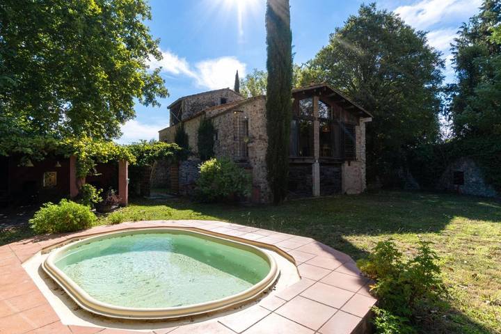 Maison de campagne pour 2 personnes, avec vue ainsi que jardin et piscine à Bordils