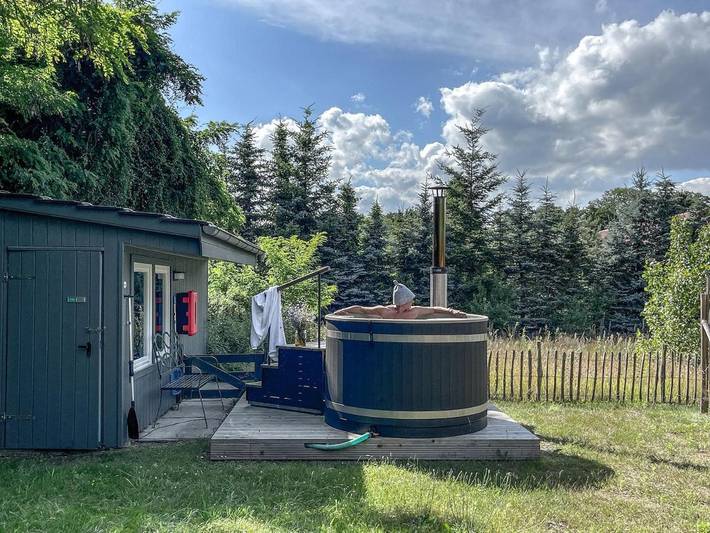 Ferienhaus für 6 Personen, mit Garten und Ausblick sowie Sauna, mit Haustier in Luckow