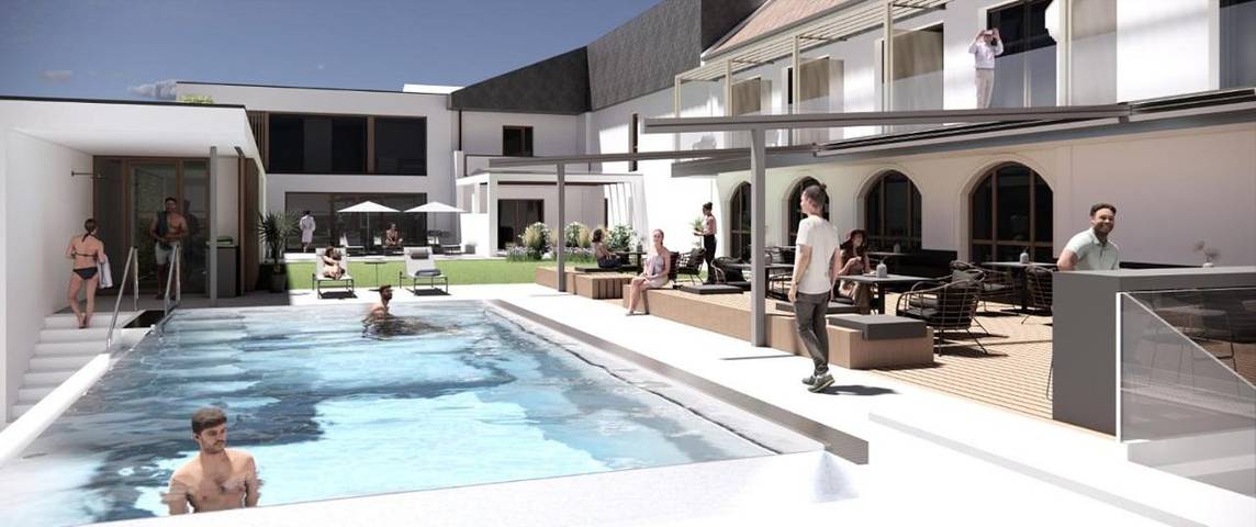 Ferienhaus für 2 Personen, mit Ausblick und Seeblick sowie Pool und Garten, kinderfreundlich