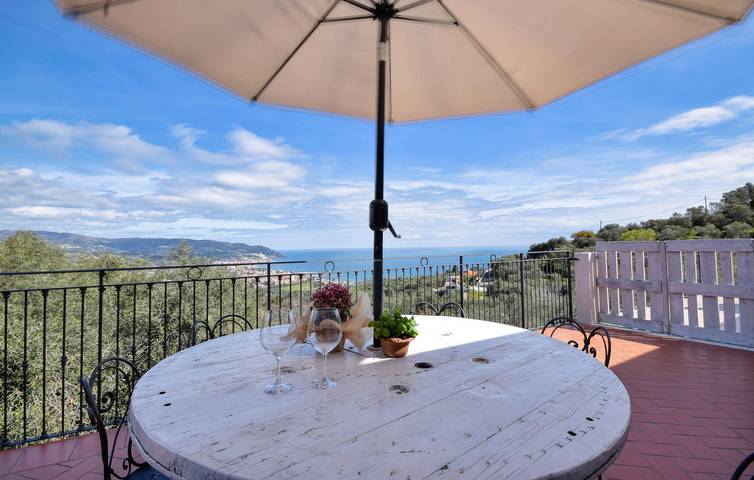 Ferienhaus mit Meerblick für 3 Personen, mit Terrasse und Whirlpool, kinderfreundlich in Ligurien - 4