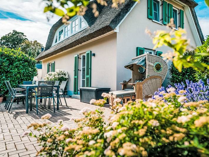Ferienhaus für 6 Personen, mit Terrasse und Garten sowie Sauna