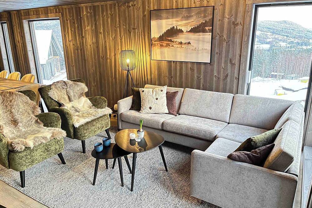 Schöne Hütte im Skizentrum Norefjell in Krødsherad