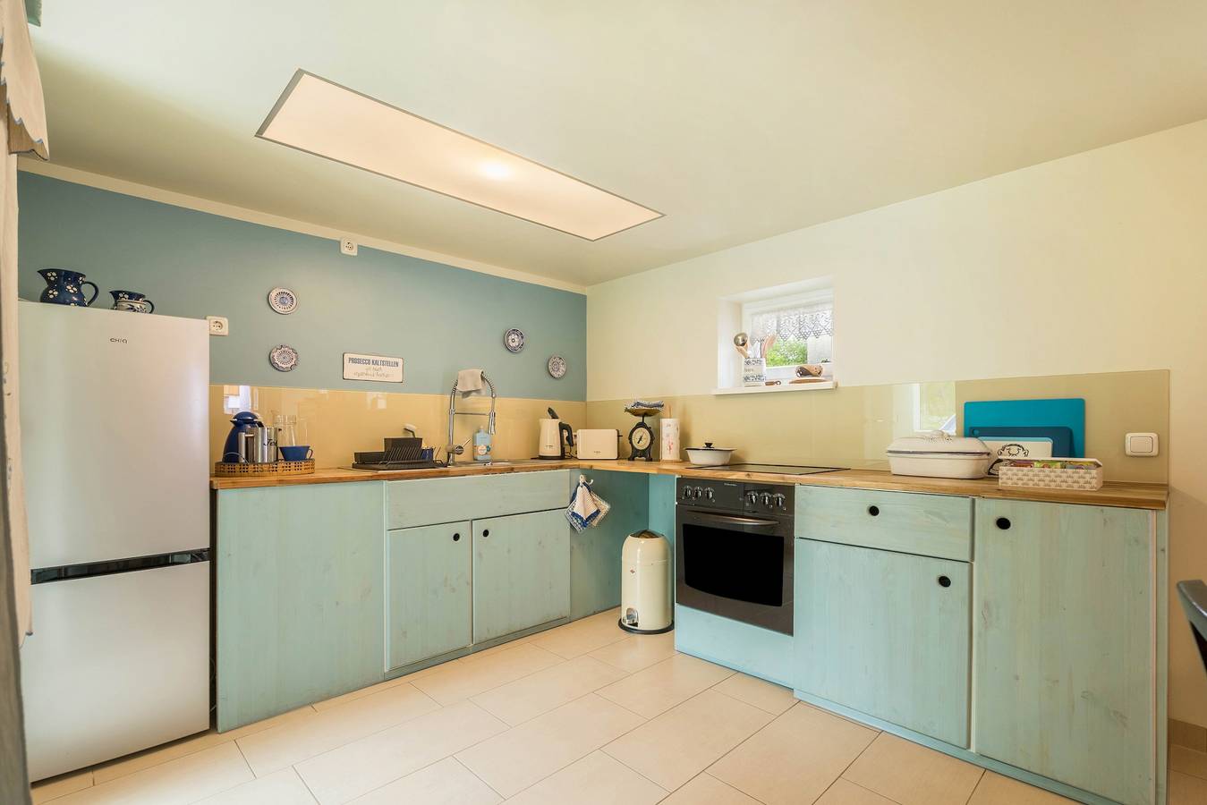 Chalet 'Kunterbunt' avec terrasse commune, jardin privé et Wi-Fi in Langenwetzendorf, Région de Greiz