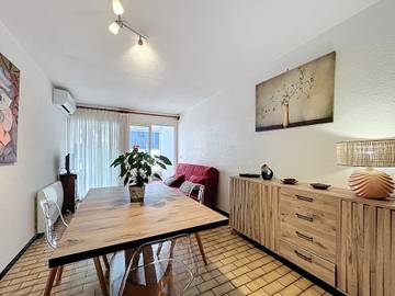 Gîte pour 6 personnes, avec balcon dans Plage de Carnon