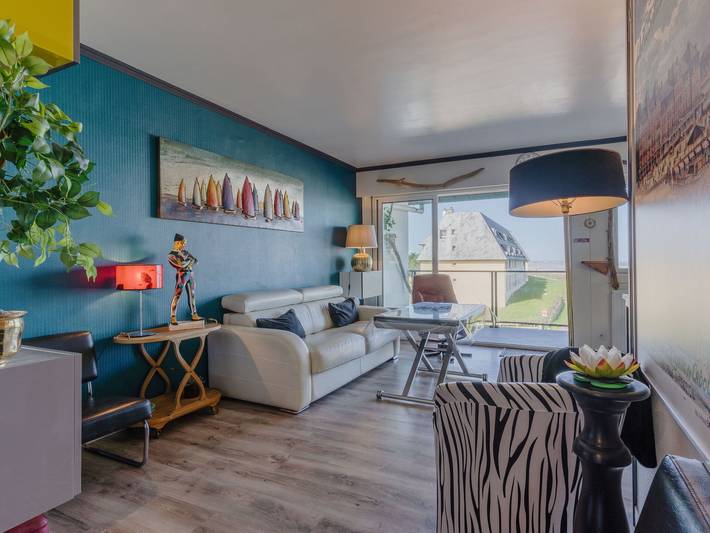 Gîte pour 4 personnes, avec balcon à Varaville