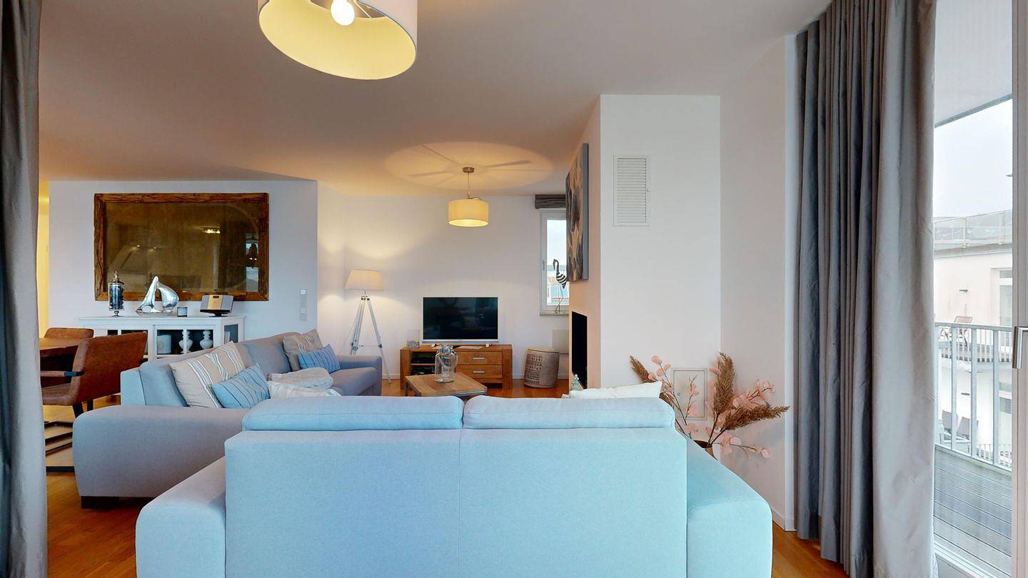 Hel leilighet, Luxus-Wohnung mit hochwertiger Ausstattung, vielen Extras, strandnah, Meerblick in Ostseebad Binz, Binz