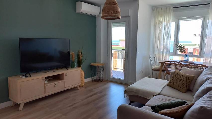 Apartamento para 6 personas, con Balcón y Terraza además de Jardín y Piscina en Palos de la Frontera