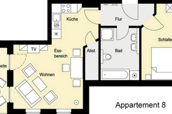 Villa für 4 Personen, mit Balkon in Binz