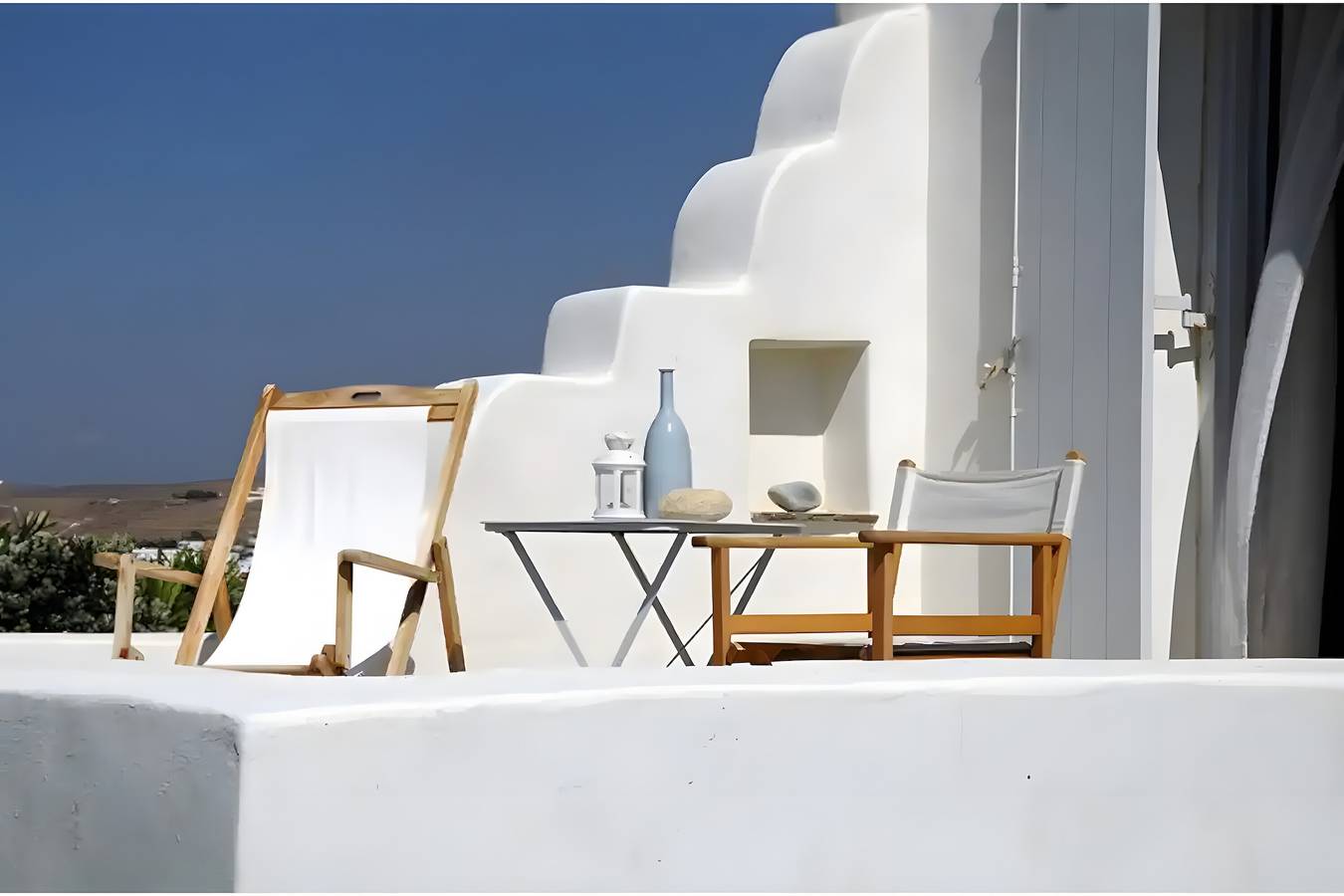 Ferienwohnung in einem Hotel 'Anemos Standar Double Room 4' mit Meerblick, Wi-Fi und Klimaanlage in Tínos