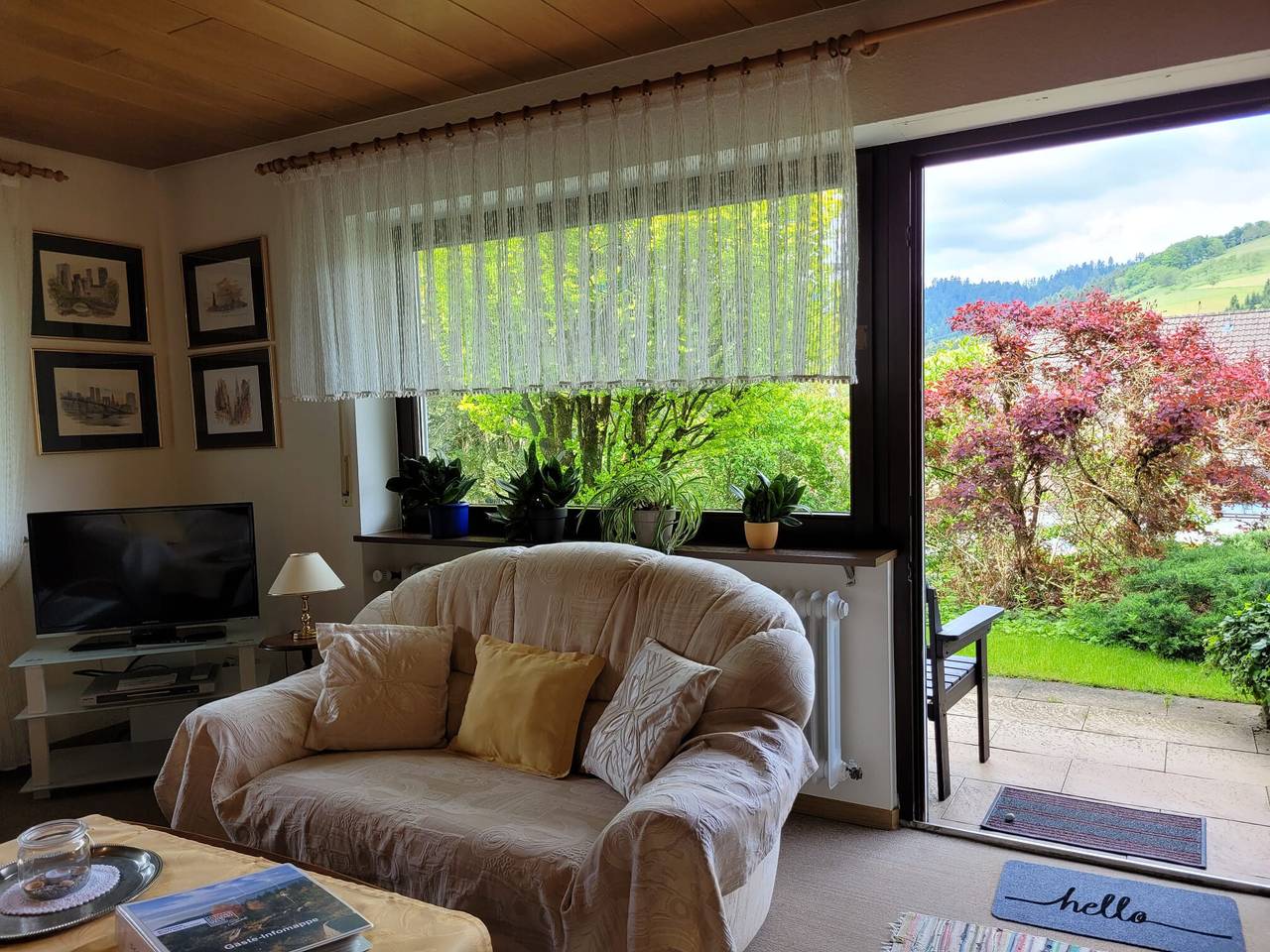 Ganze Wohnung, Ferienwohnung 'Ferienwohnung Ritter' mit gemeinsamer Terrasse, Balkon und Wlan in Oberharmersbach, Mittlerer Schwarzwald