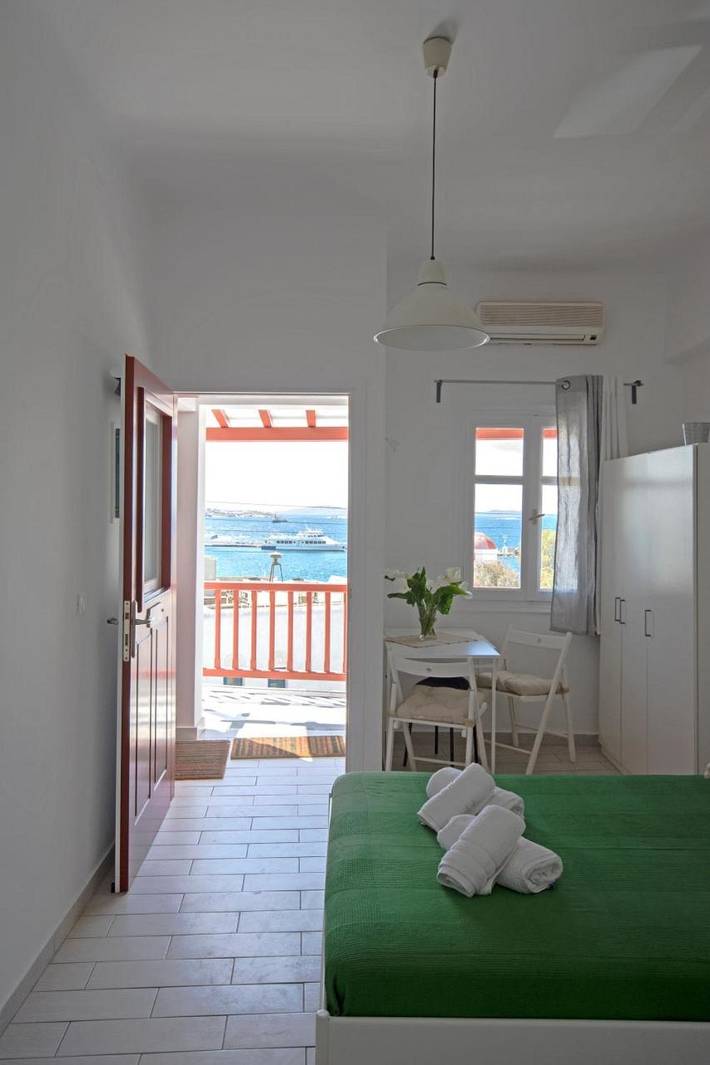 Ferienwohnung für 3 Personen, mit Balkon und Sauna sowie Ausblick auf Mykonos - 4