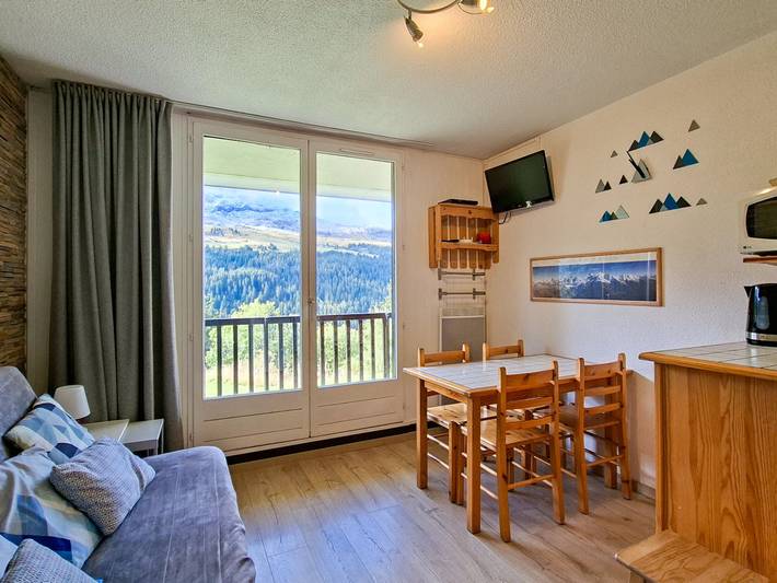 Chalet pour 4 personnes, avec balcon dans Flaine