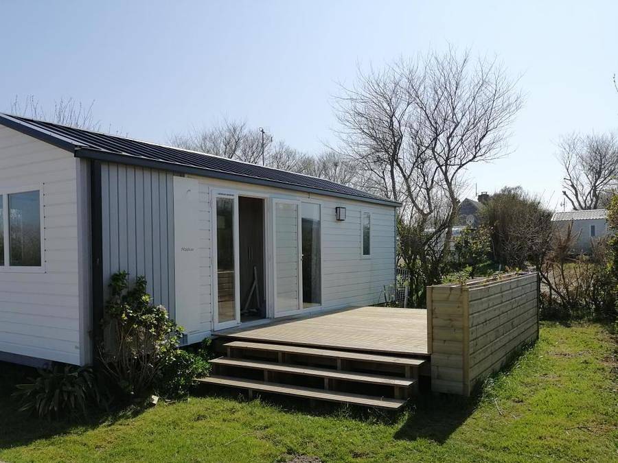 Camping La Ferme du Bord de Mer - Mobilheim 4 personen - Malediven Panorama in Gatteville-le-Phare, Cherbourg und Umgebung