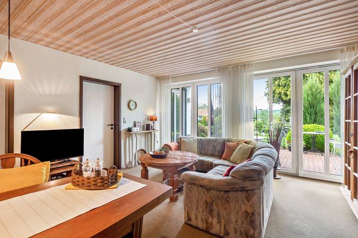 Ganze Wohnung, Ferienwohnung Antonia am Kurpark mit privater Terrasse, Garten und Wlan in Herbstein, Vogelsberg Region