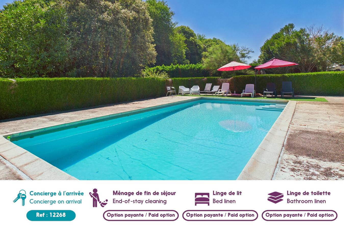 Maison de campagne pour 6 avec piscine et jardin in Saint-Crépin-et-Carlucet, Périgord Noir