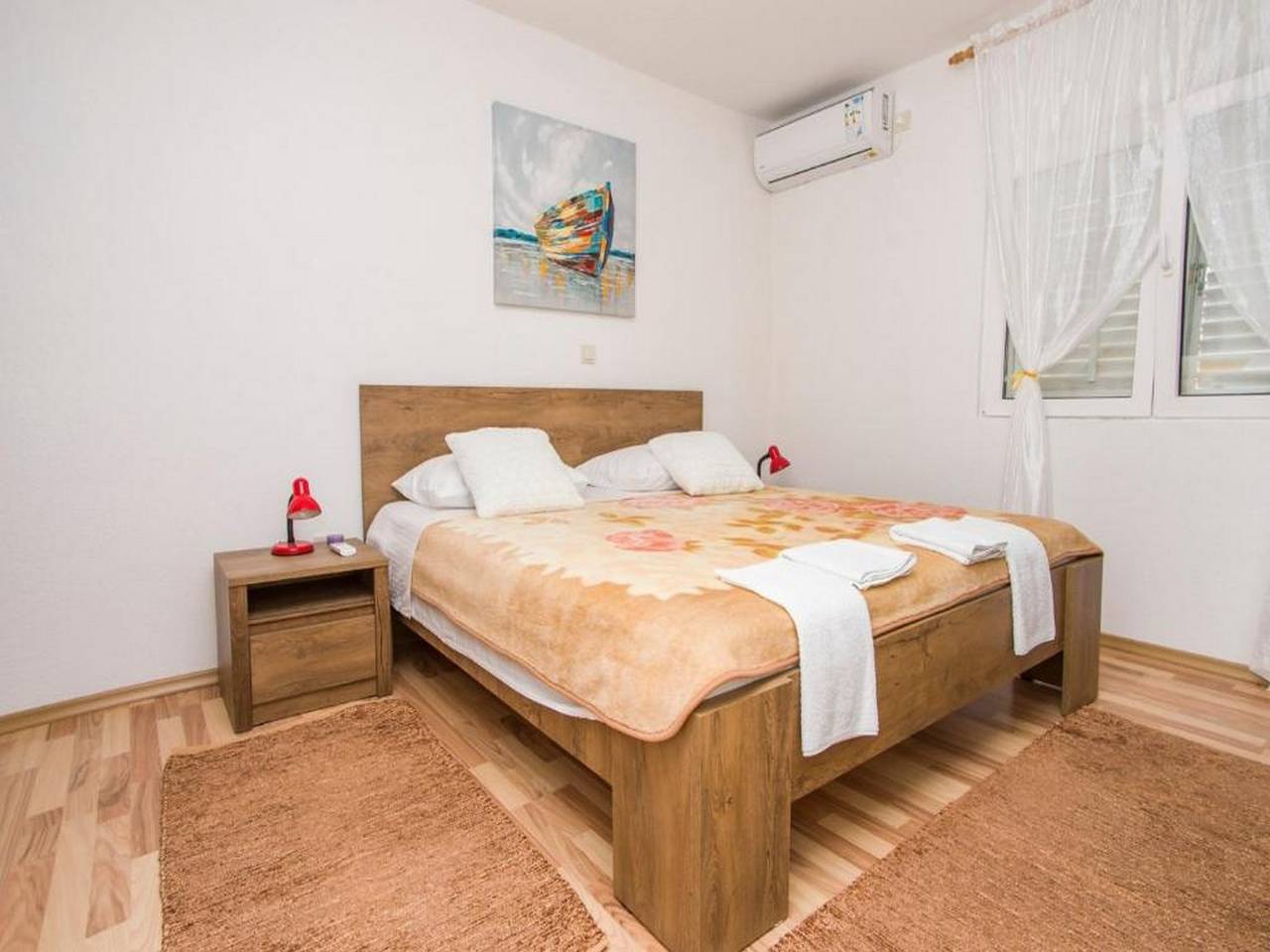 Ganze Wohnung, Ferienwohnung für 4 Personen mit Meerblick in Drače, Dubrovnik-Neretva