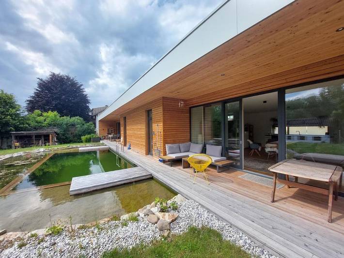 Ferienwohnung für 4 Personen, mit Pool und Garten sowie Ausblick - 1