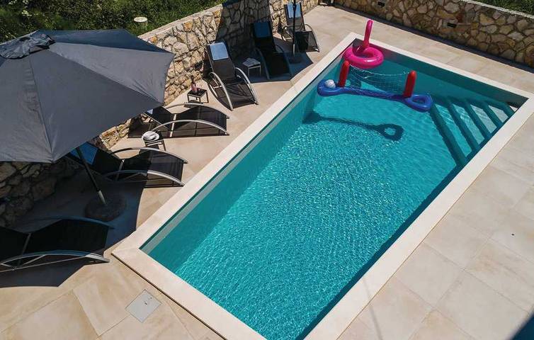 Villa pour 8 personnes, avec vue et jardin ainsi que sauna et piscine, adapté aux familles à Zaton - 3