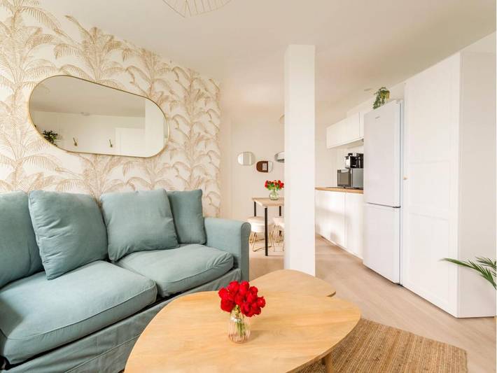 Gîte pour 6 personnes, avec vue dans Paris Rue Sextius Michel