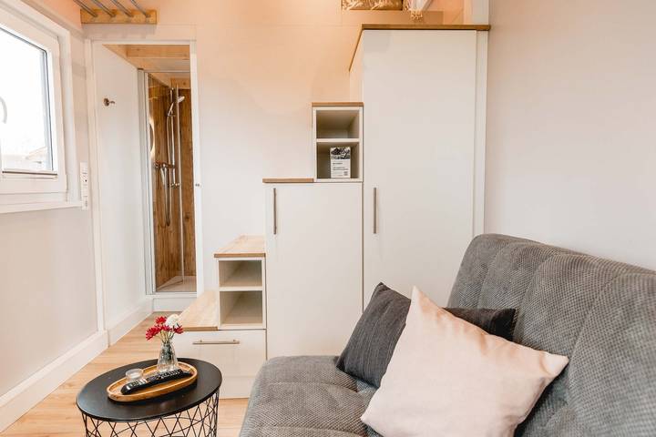 Ferienhaus für 4 Personen, mit Garten und Terrasse sowie Sauna
