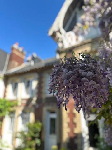 Gîte pour 2 personnes, avec terrasse ainsi que jardin et vue à Rouen