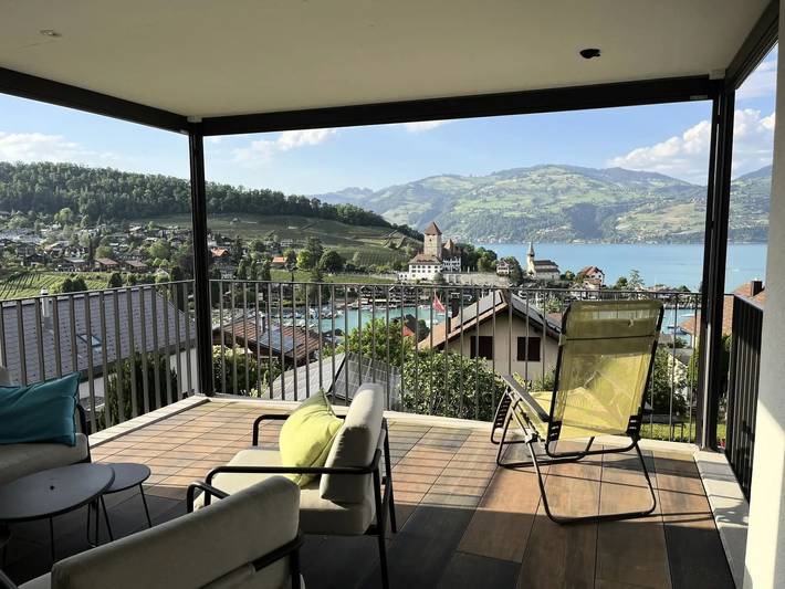 Gîte pour 4 personnes, avec Balcon à Spiez - 2