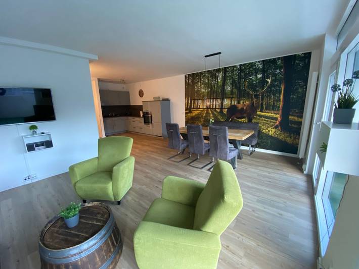 Ferienwohnung für 4 Personen, mit Balkon und Pool sowie Sauna und Ausblick in Bad Harzburg