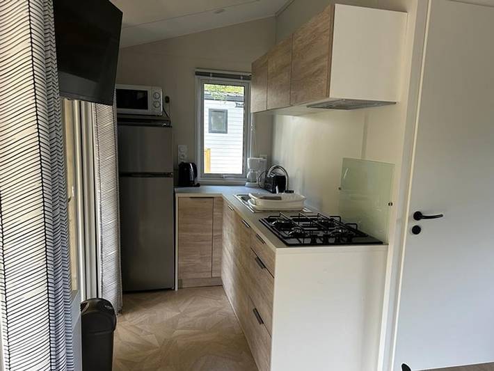 Camping Les Charmes - Mobilheim 6 personen - Mh 3 Ch Premium 6/8 pers 1/8 pers in Apremont, Loire-Tal