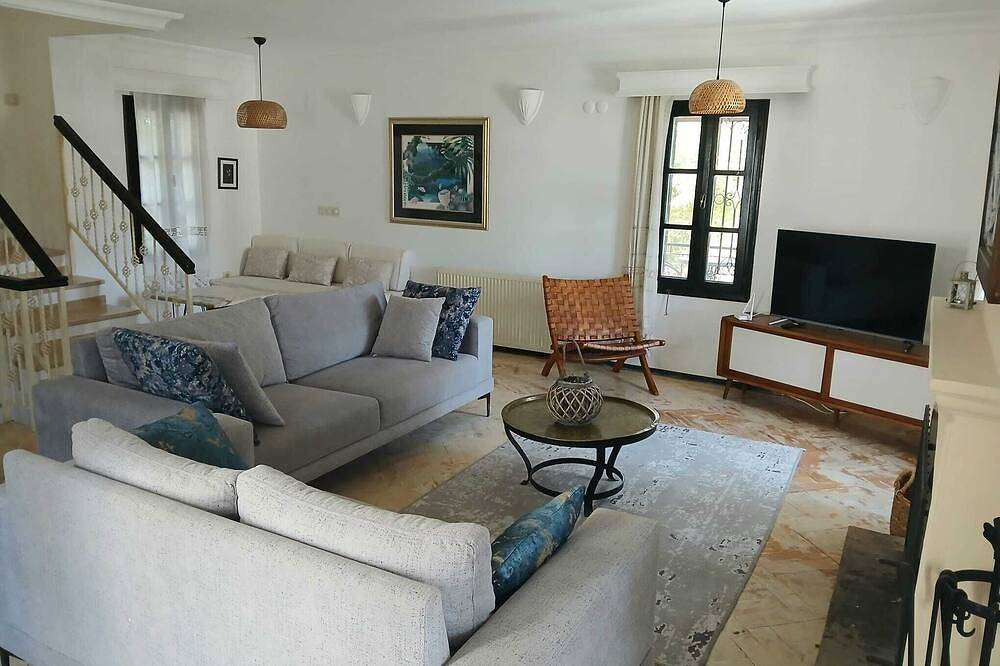 Villa Leila avec brises de mer, piscine privée et vue magnifique sur la mer in Bodrum, Égée turque