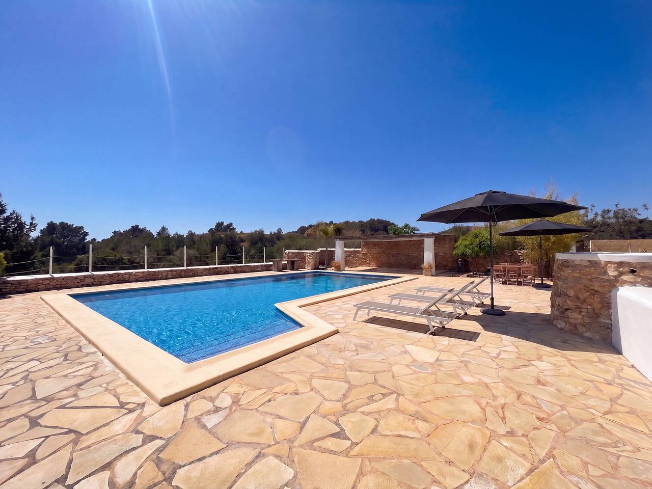 New! Villa Plana Menut in Santa Gertrudis de Fruitera, Santa Eulària des Riu