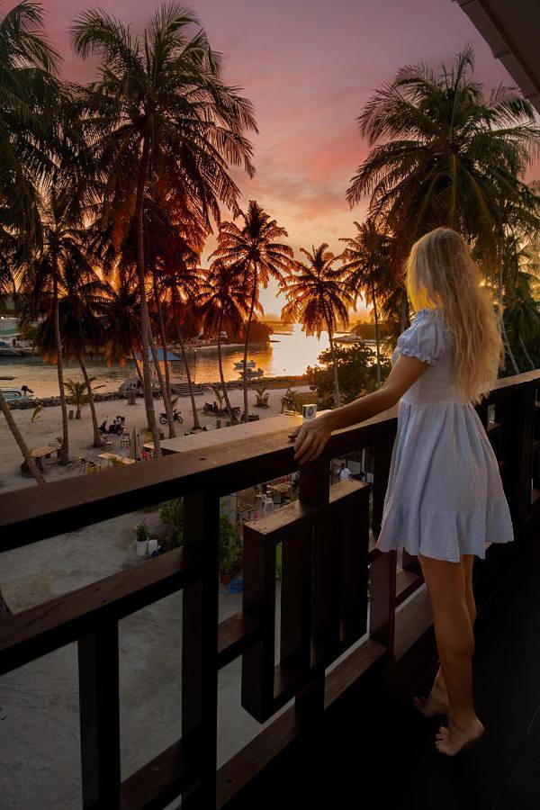 Maison d’hôte pour 2 personnes, avec terrasse dans Huraa