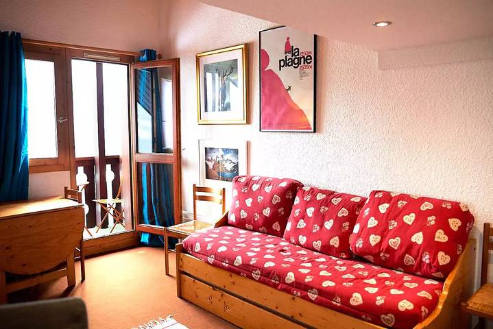 Apartment for 2 people, with balcony in La Plagne