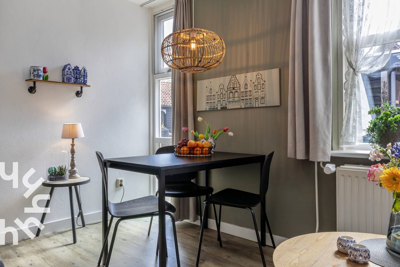 Ganze Wohnung, Authentische 2-Personen-Wohnung im niederländischen Stil mit Blick auf den Hafen in Blokzijl, Nationalpark Weerribben-Wieden